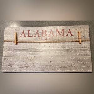 Cool university of Alabama Photo & Memorabilia Wooden Display Board